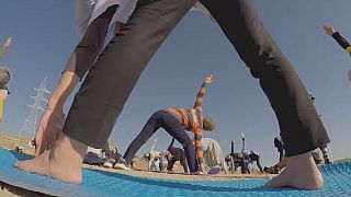 Kabul marks international Yoga Day