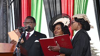 Malawi swears in new president Lazarus Chakwera