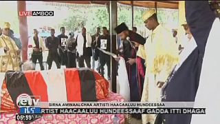 Funeral held for slain Ethiopian singer