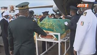 Remains of late Ivorian PM arrives for burial in his hometown