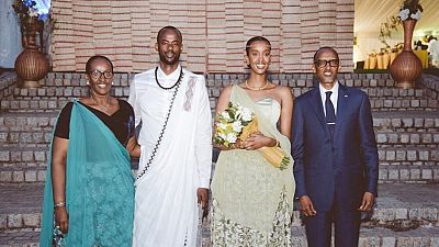 Rwanda's Kagame celebrates officially becoming a grandparent
