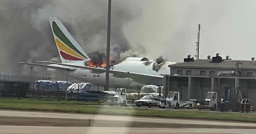 Ethiopian Airlines plane catches fire at Shanghai airport | Africanews
