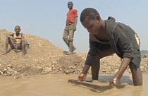 کودکان در سودای الماس در کنگو