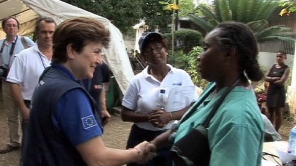 Haiti'de depremin yıldönümü Haiti'de depremin yıldönümü