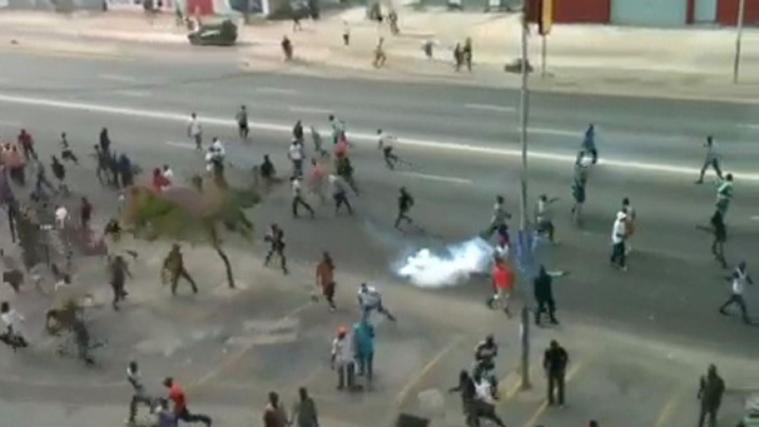 Demonstration in Abidjan