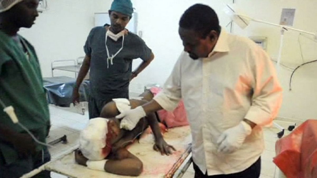 Civil war, civil wounded, Somalia