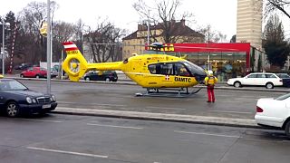An helicopter in Vienna
