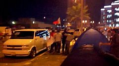 Shooting on Pearl Square during the night