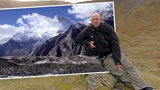El alpinista Simon Yates, testigo del cambio climático
