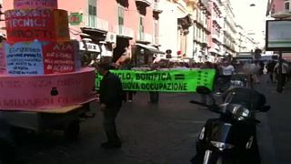 Demonstration in Naples
