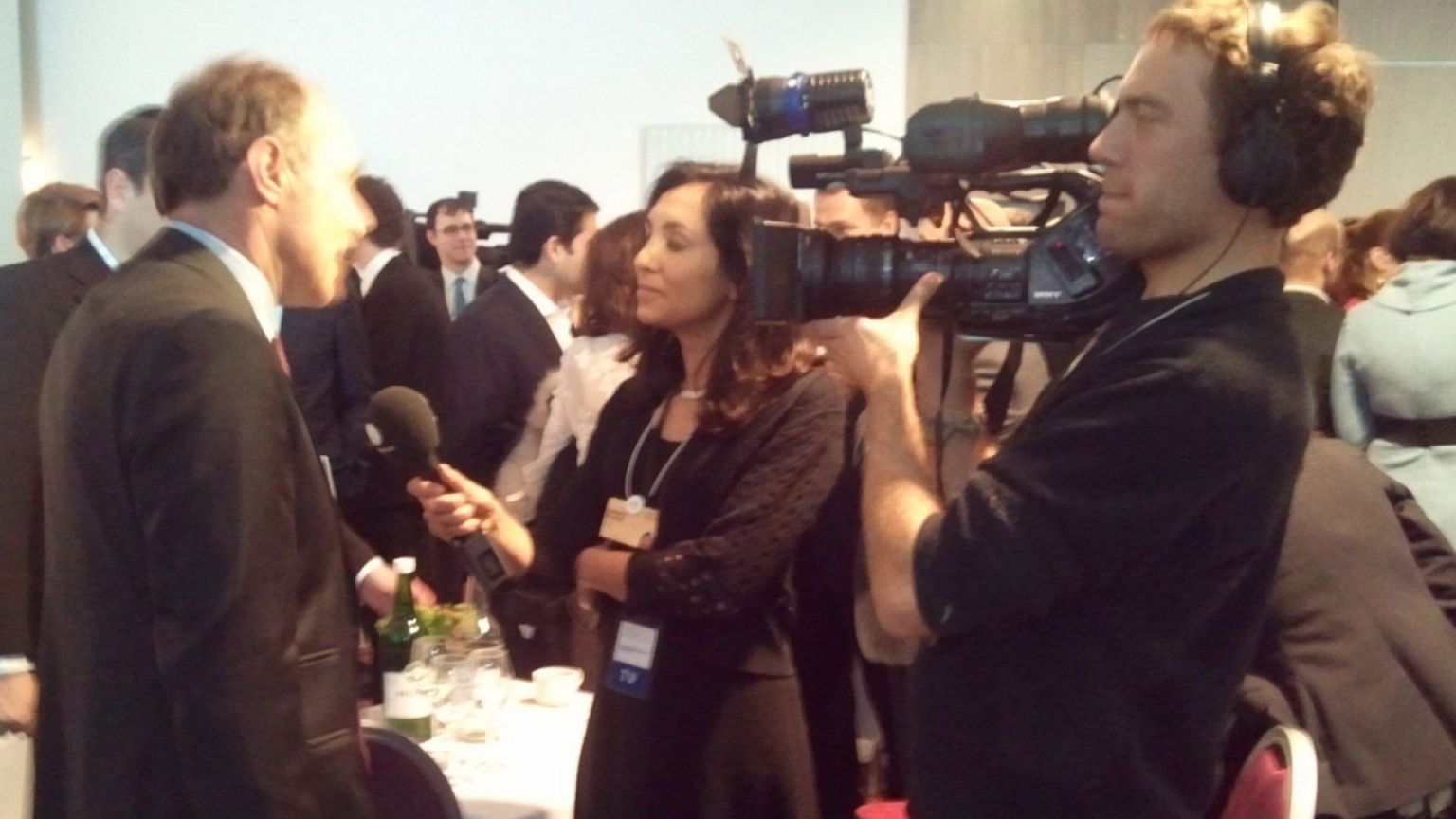 Davos blog: Schmoozing, Swiss style