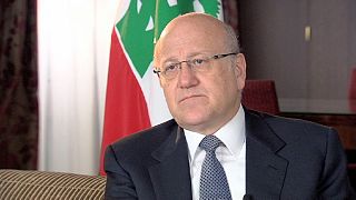 لقاء خاص بيورونيوز مع رئيس الحكومة اللبنانية نجيب ميقاتي