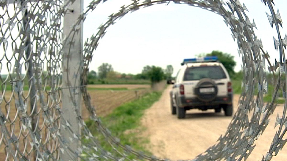 Giechenlands Grenzzaun gegen illegale Grenzgänger
