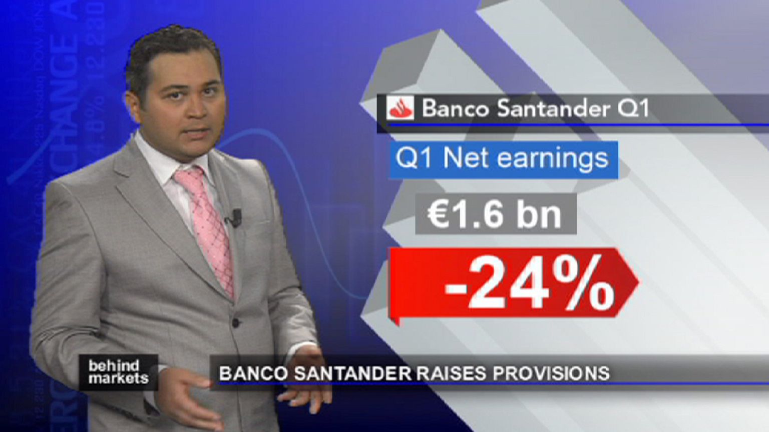 El Banco Santander anuncia 5.000 millones de provisiones