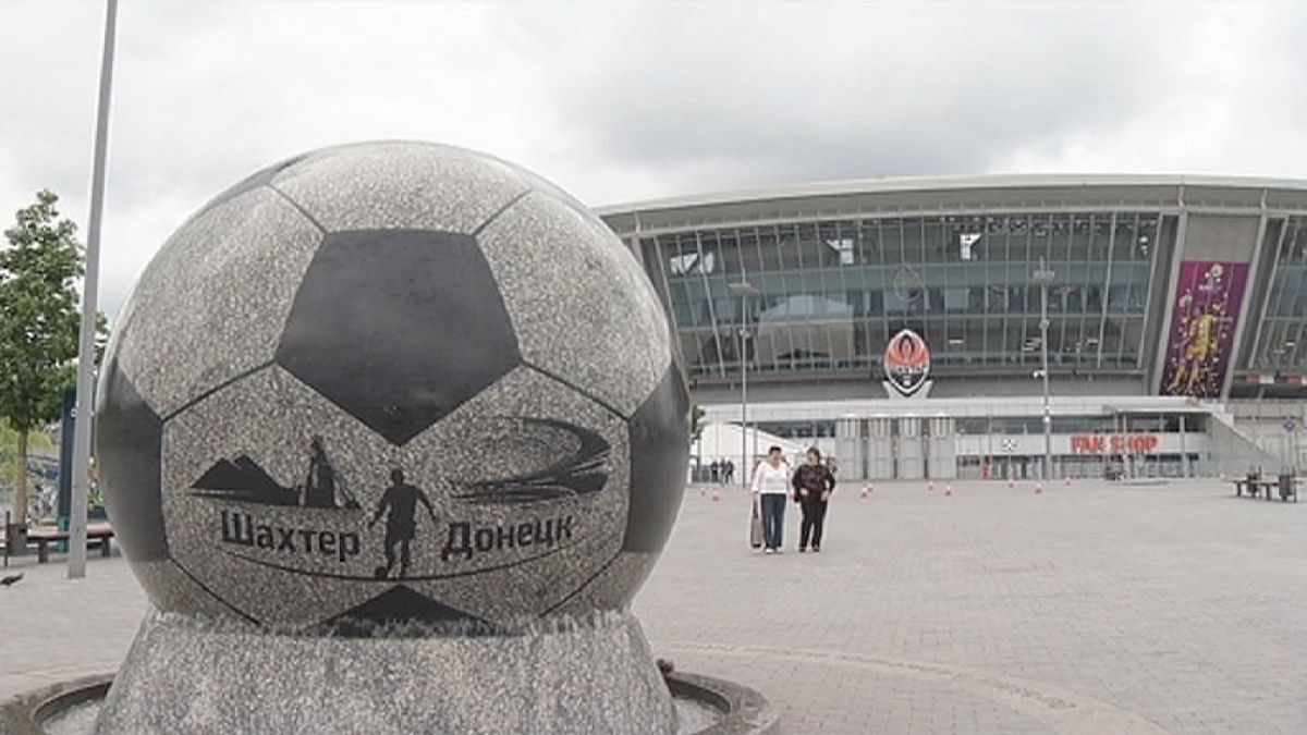 Fußball ist ein Milliardengeschäft in Donezk