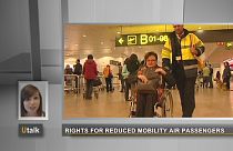 Direitos dos portadores de deficiência, en viagens de avião