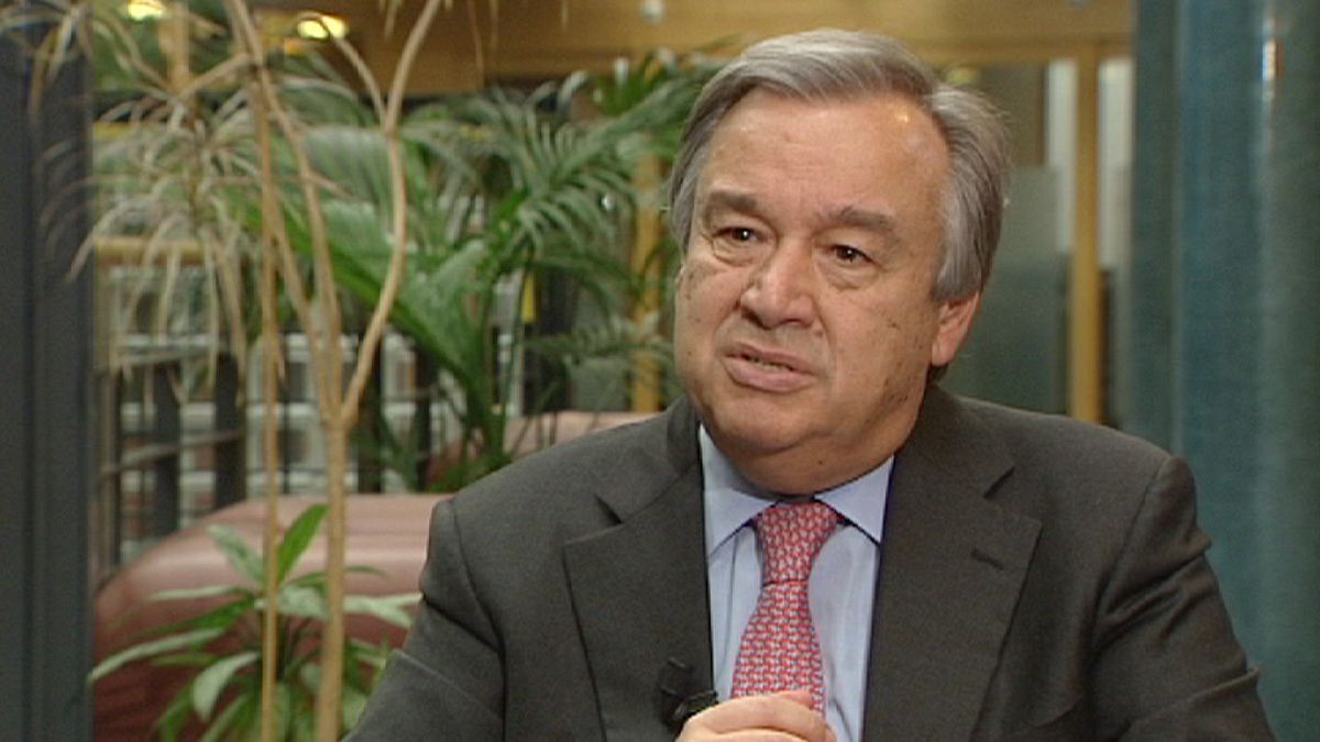 António Guterres: "we're witnessing human suffering on an epic scale"