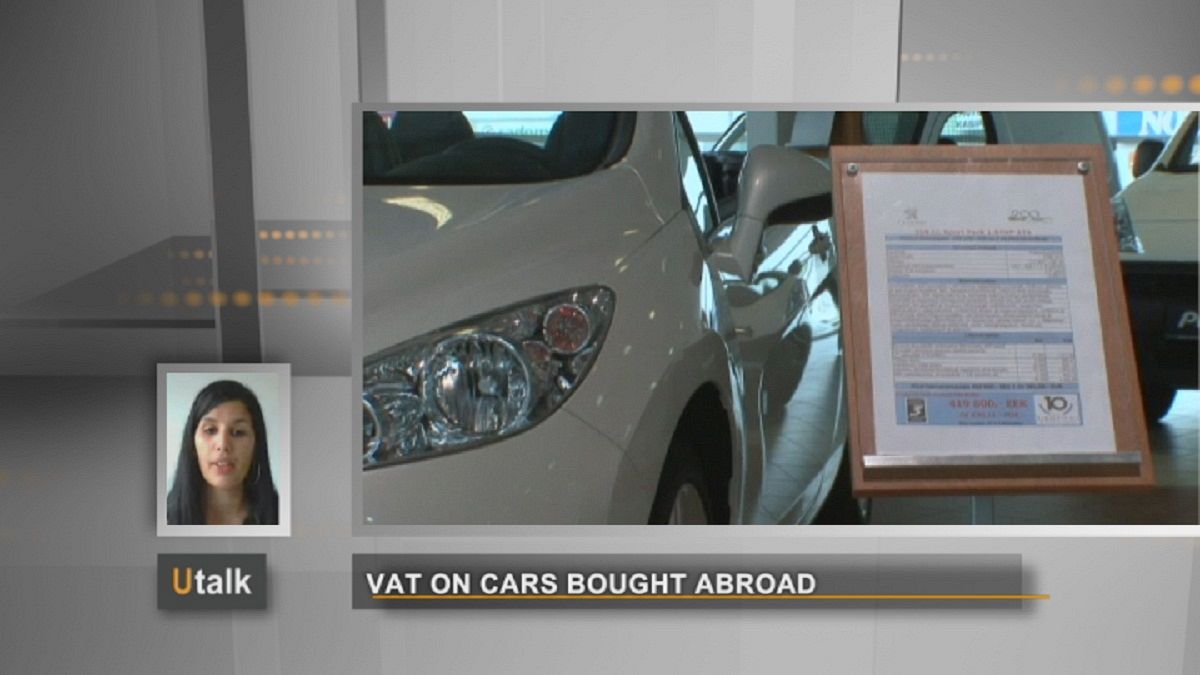 What VAT is due when buying a car?