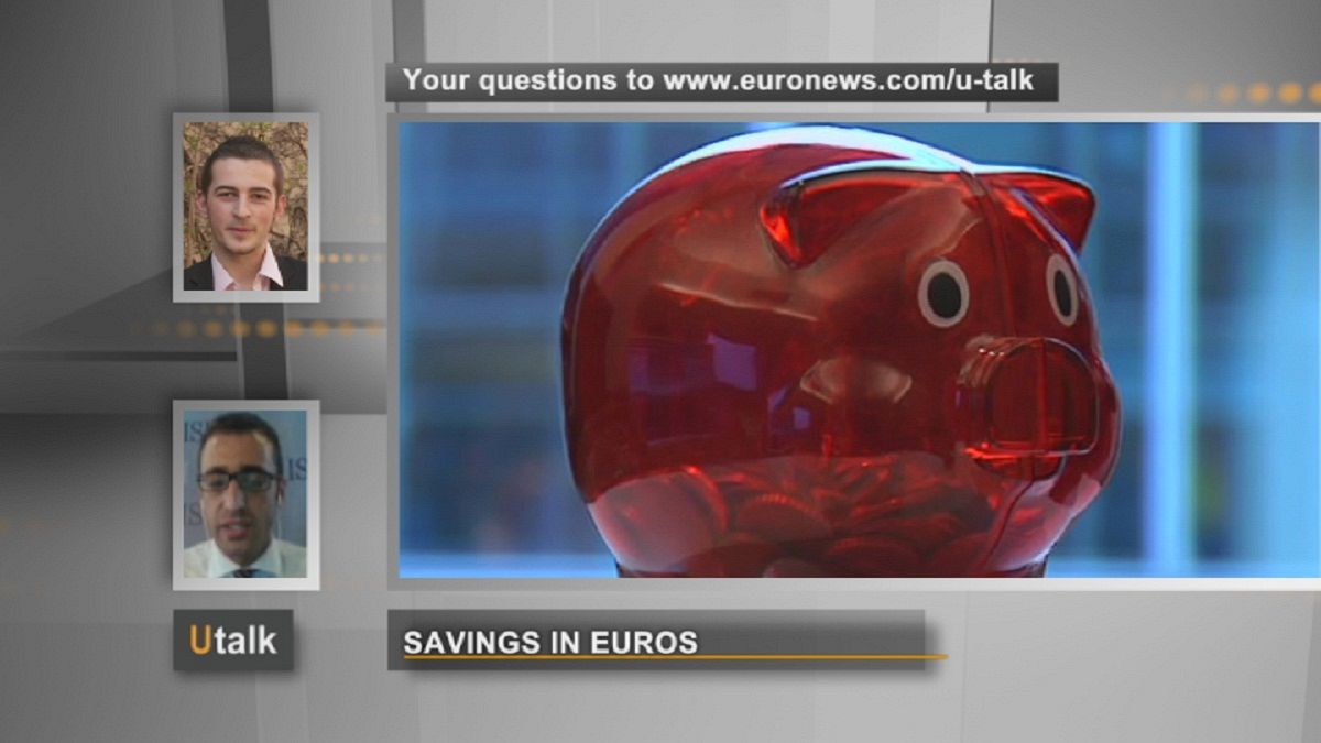 "Poupanças em euros"