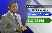 Philips chiude i conti trimestrali con un segno positivo