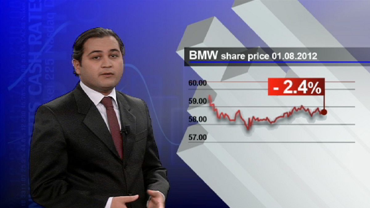 Ações da BMW em queda, apesar de aumento das vendas