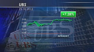 La banque suisse UBS défie la tendance baissière des marchés d'actions