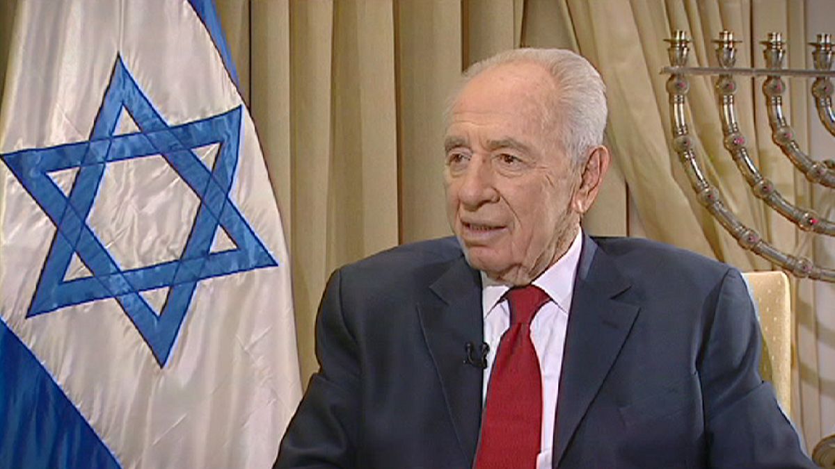 شمعون بيريز رئيس دولة إسرائيل في تصريحات خاصة  لقناة يورونيوز