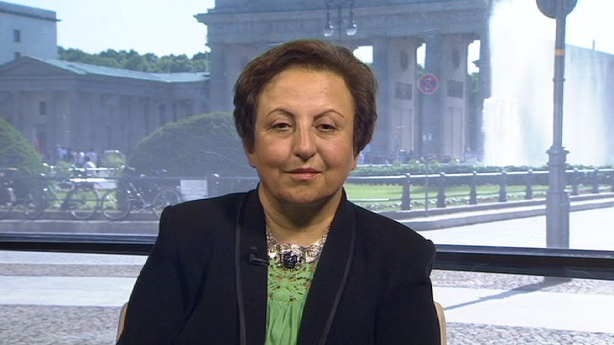 Iranian elections - Nobel Peace Prize winner Shirin Ebadi talks to euronews