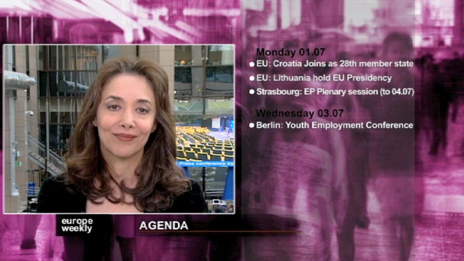 Avrupa'nın gündemi Europe Weekly'de