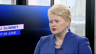 Grybauskaite: "si recortas los sueldos, empiezas por los políticos"