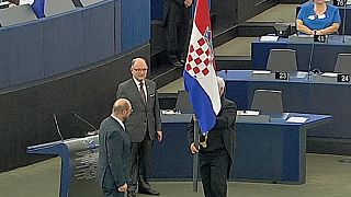 Prise de fonction des députés croates au Parlement européen