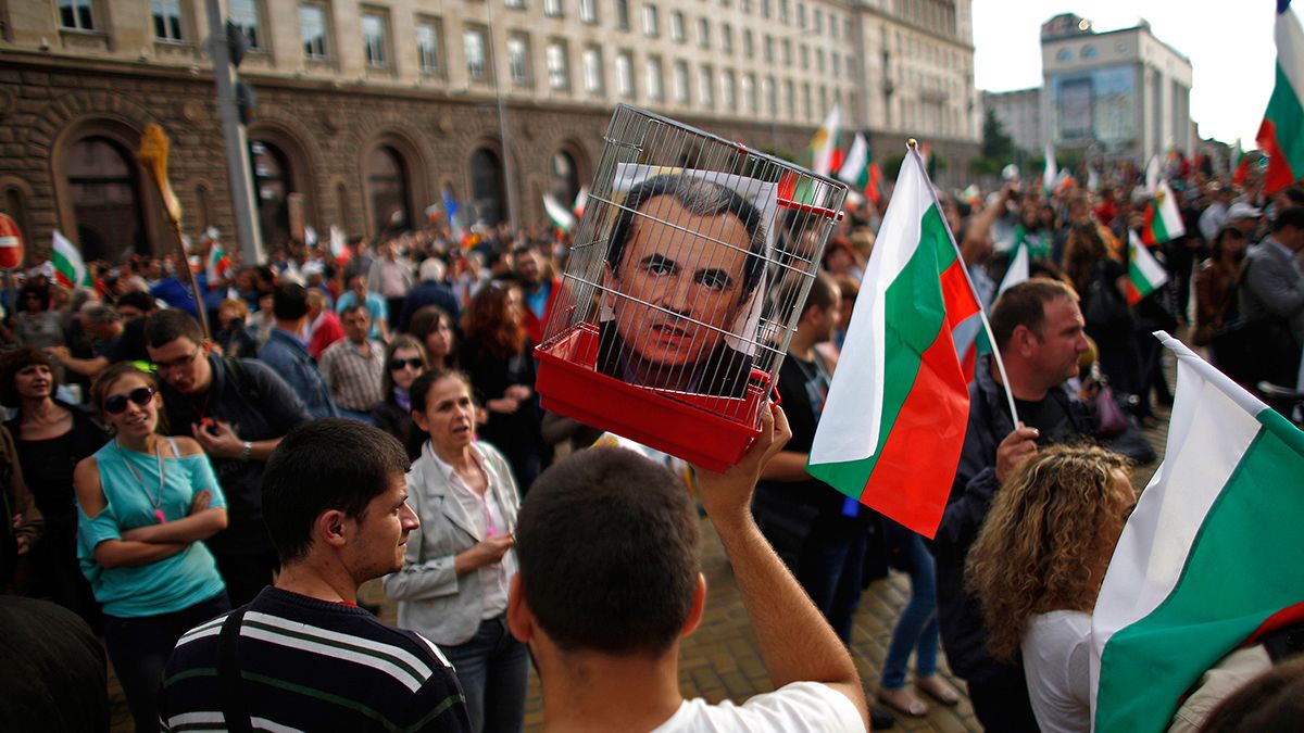 A bolgár kormány lemondásáért tüntetnek