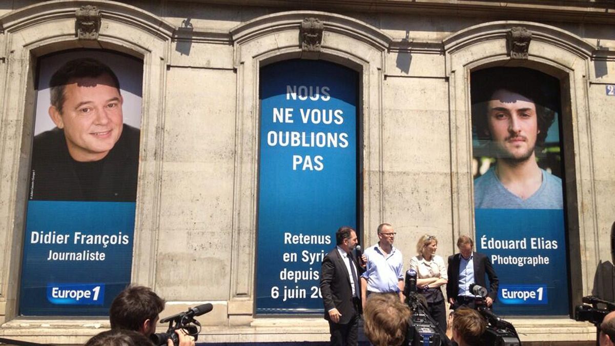 ثلاثون وسيلة اعلام تسأل هولاند عن مصير الصحافيين الفرنسيين المخطوفين في سوريا