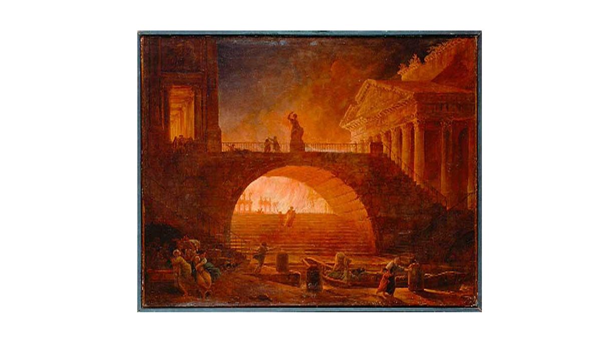 Auf den Tag genau vor 1.949 Jahren: Großbrand in Rom