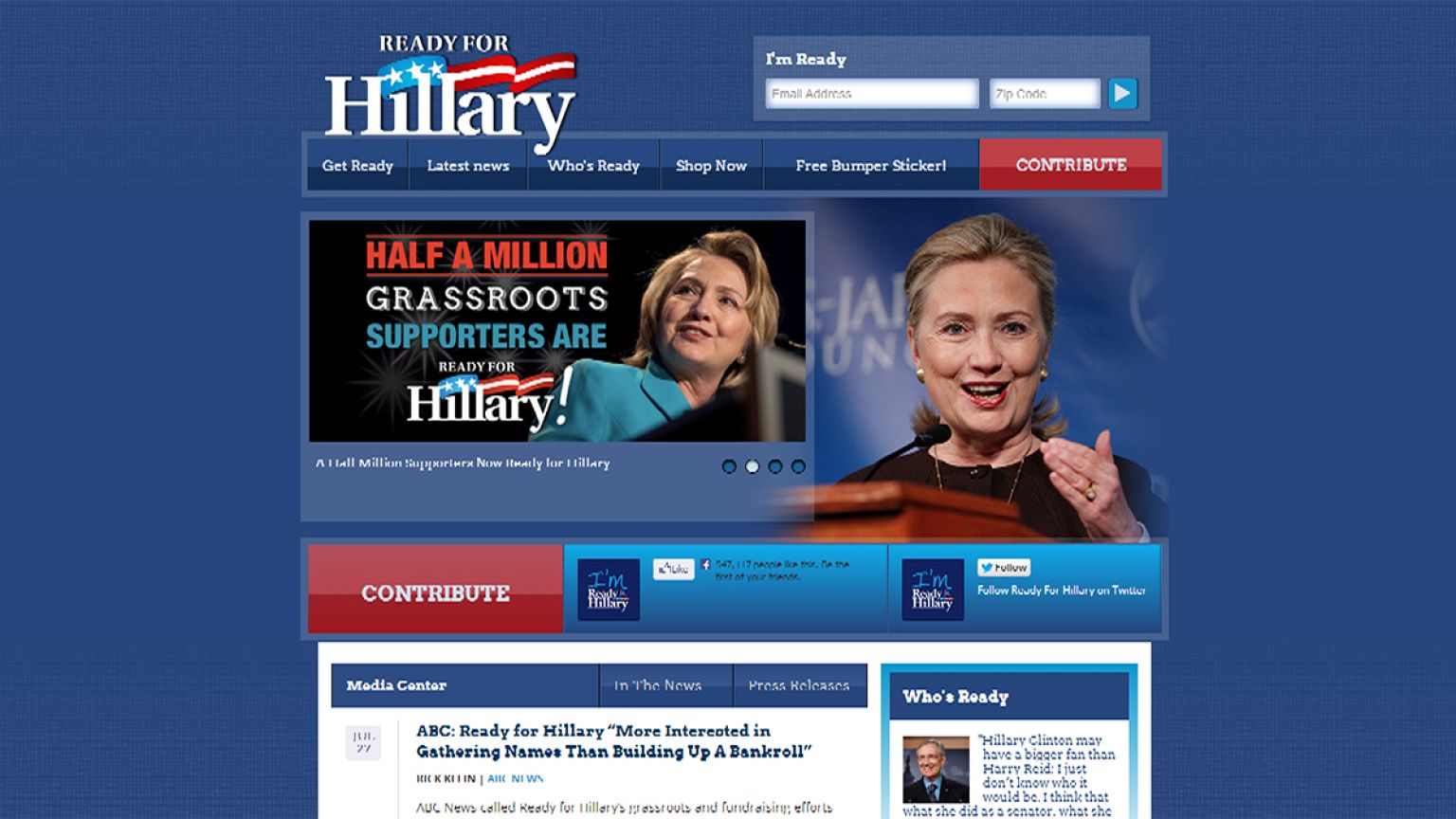 Ready for Hillary