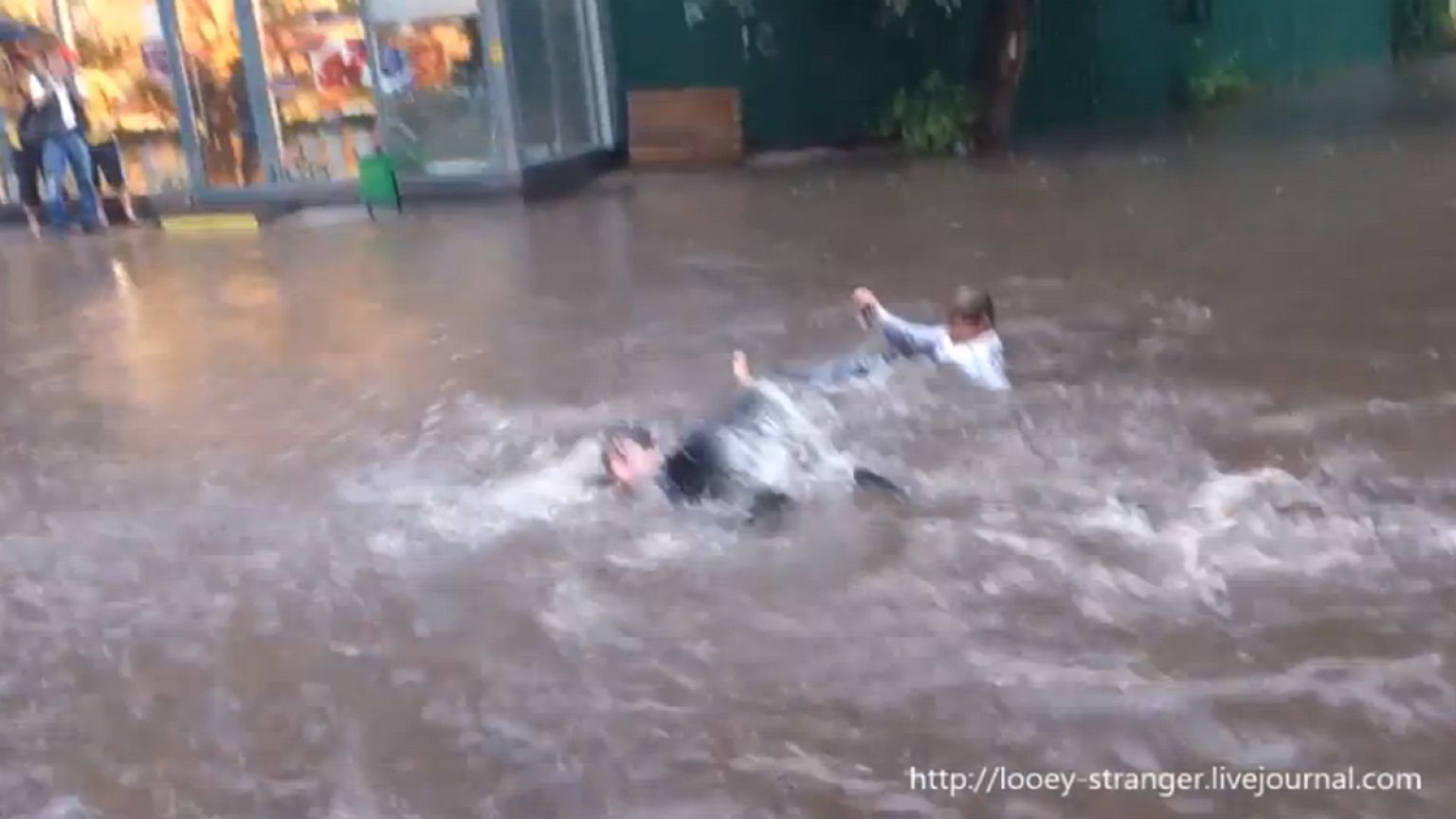 Moscou : piquer une petite tête… dans la rue ?