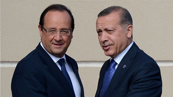 Erdoğan G-20 Zirvesi'nde Hollande ile görüştü Erdoğan G-20 Zirvesi'nde Hollande ile görüştü