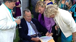 Ex-President George H.W. Bush serves as witness at same-sex marriage