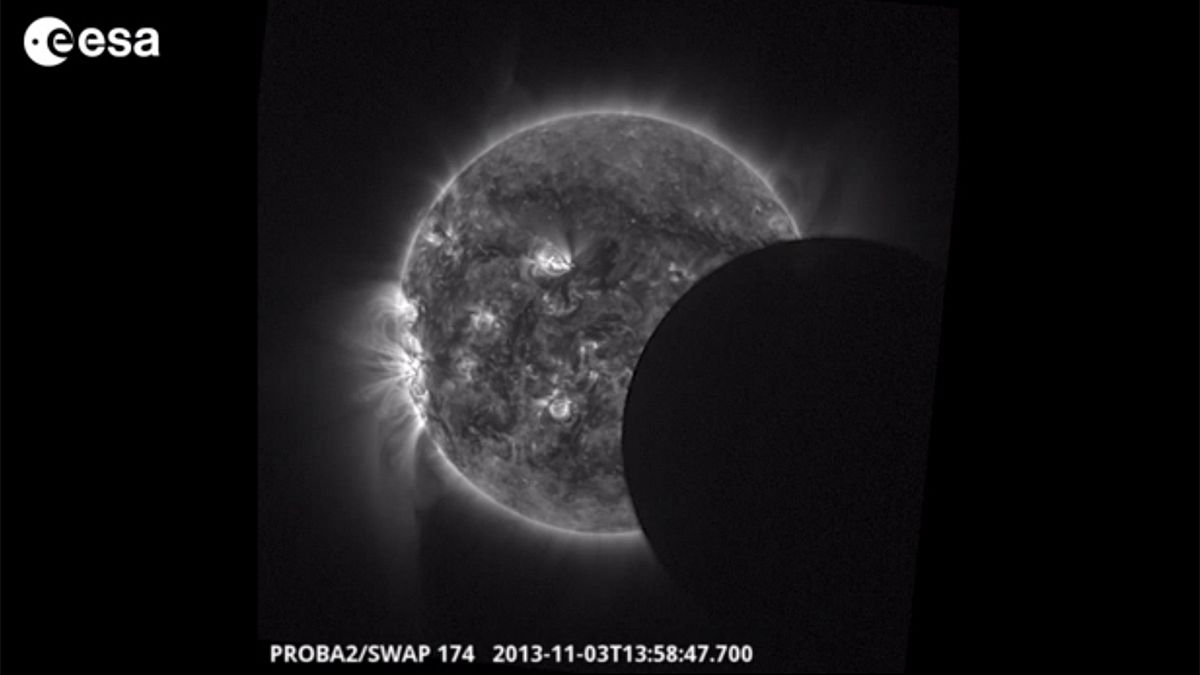This solar eclipse footage is out-of-this-world!