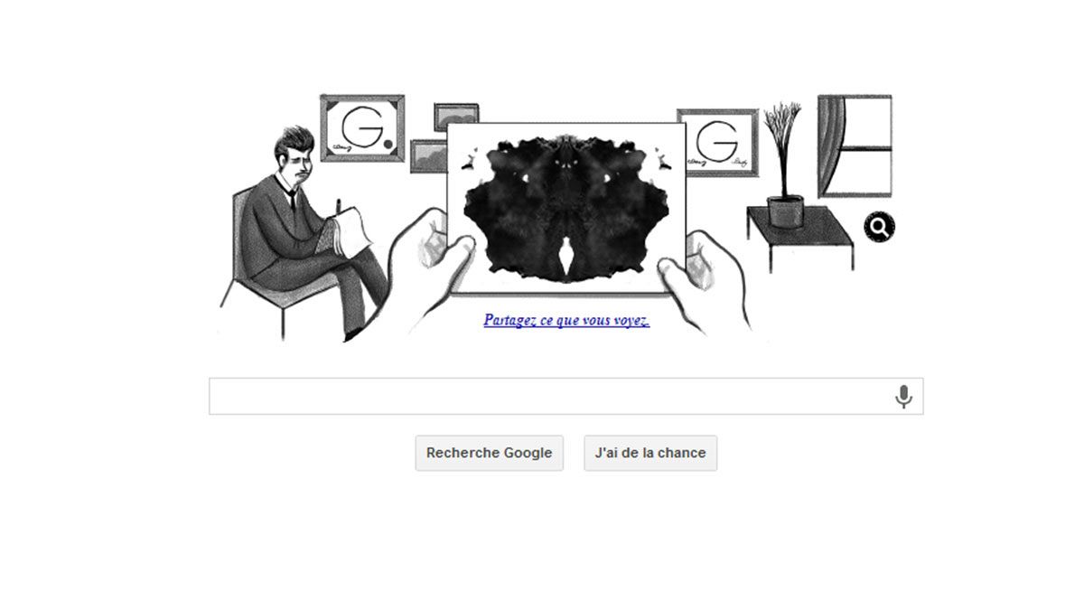 What do you see in Google's #RorschachDoodle?