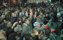 Bulgaria's ruling Socialists blame "hooligan" protesters, vow to stay