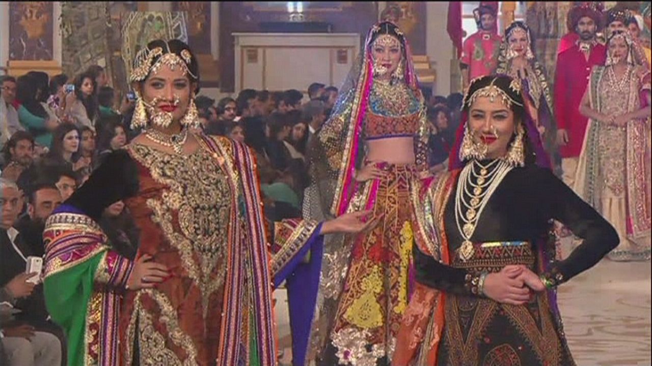 Pakistanische Brautmode Auf Der Bridal Couture Week Euronews