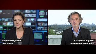 گزارشگر یورونیوز در ژوهانسبورگ و مراسم تجلیل از نلسون ماندلا