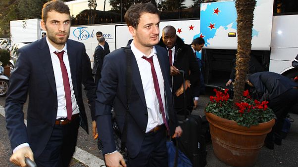 Trabzonspor Roma'da, taraftarlar Vatikan'da Trabzonspor Roma'da, taraftarlar Vatikan'da