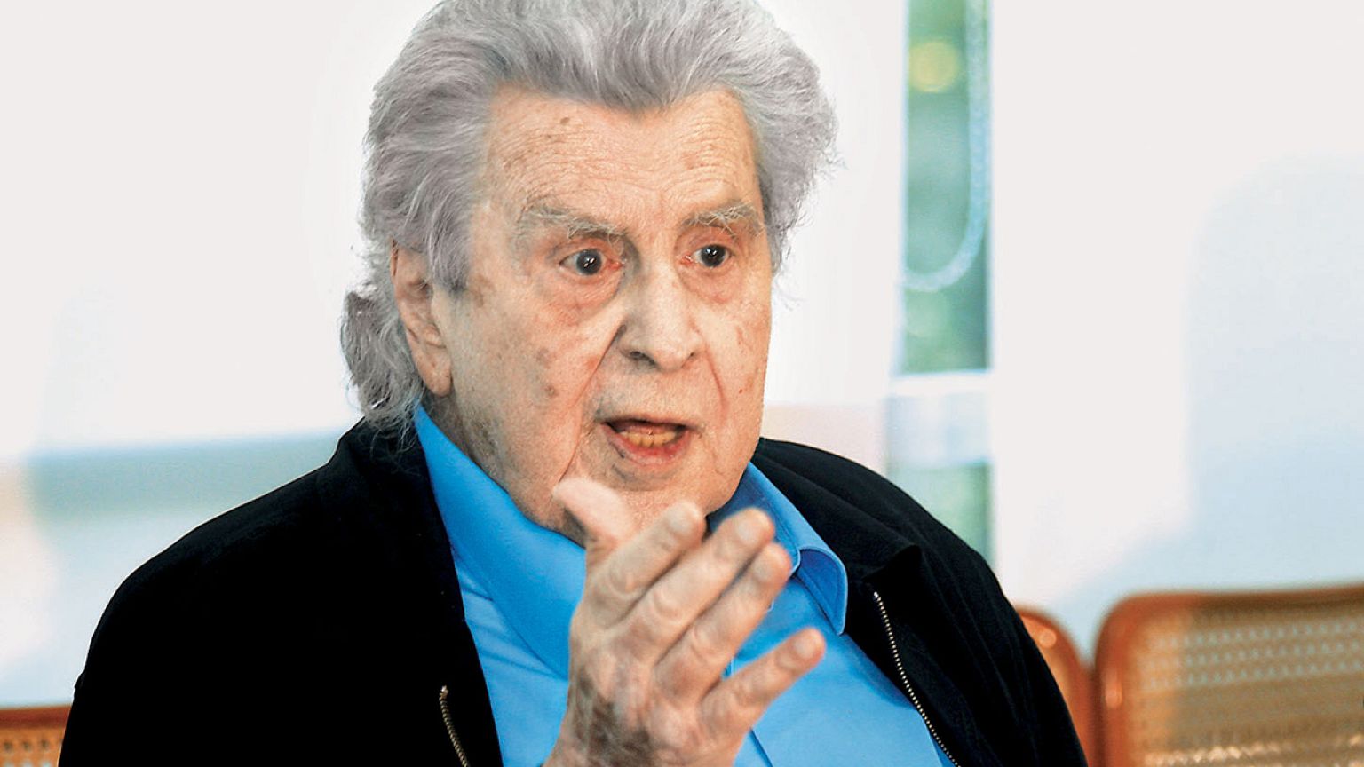 Ο Μίκης Θεοδωράκης στο νοσοκομείο