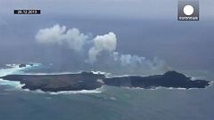 Japan: New volcanic island grows, connects to older island as eruption continues