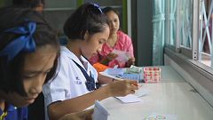 Niños que saben hacer negocios y gastarse el dinero