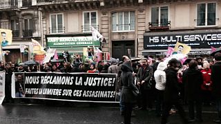 Manifestation à Paris un an après l'assassinat de 3 militantes kurdes