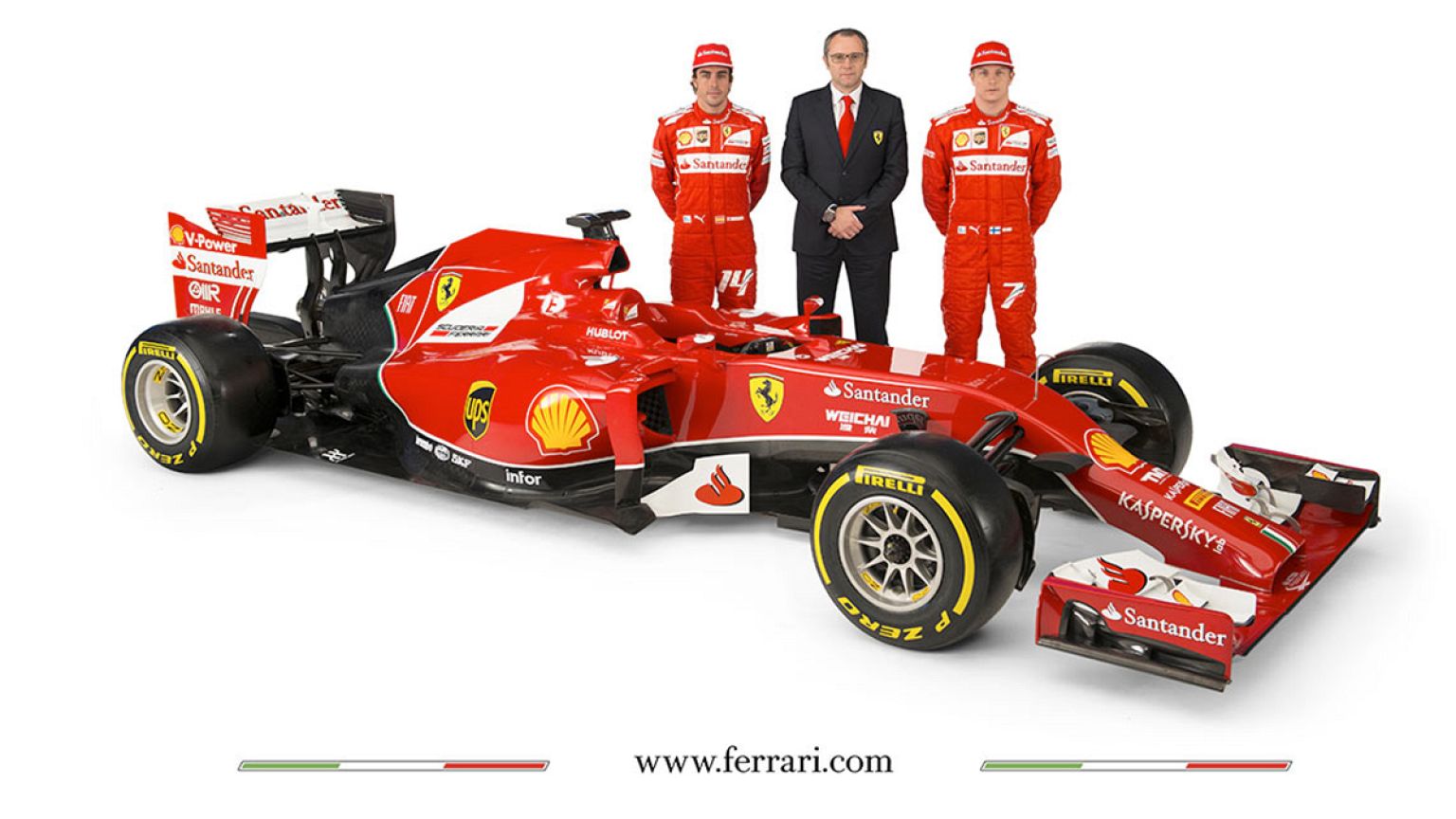 This is the new Ferrari Formula One car