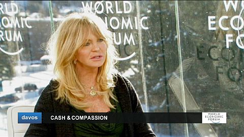 Davos delegates called on to give and to help stamp out inequality